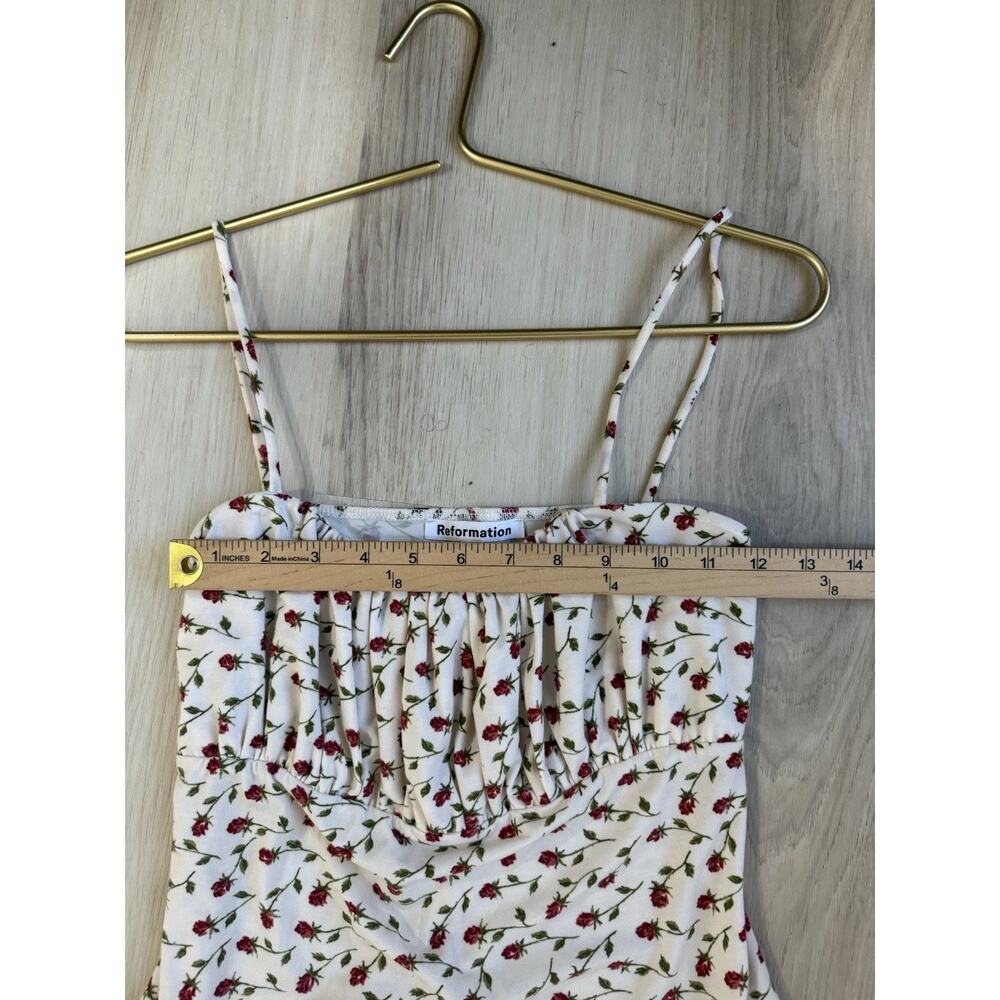 Reformation Nyala Knit Floral Dress in Madison Womens Size Medium - Picture 7 of 8